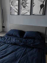 Комплект постільної білизни із вареної бавовни Navy