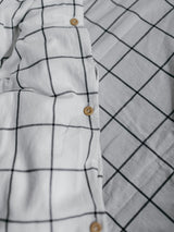 Комплект постільної білизни із вареної бавовни Grid