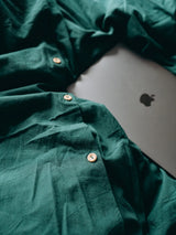 Комплект постільної білизни із вареної бавовни Smaragd