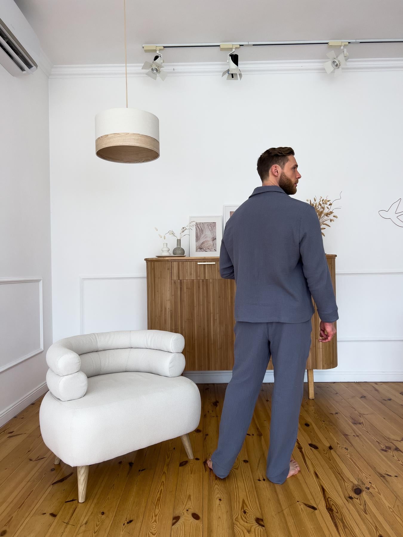 Піжама чоловіча муслінова Homey