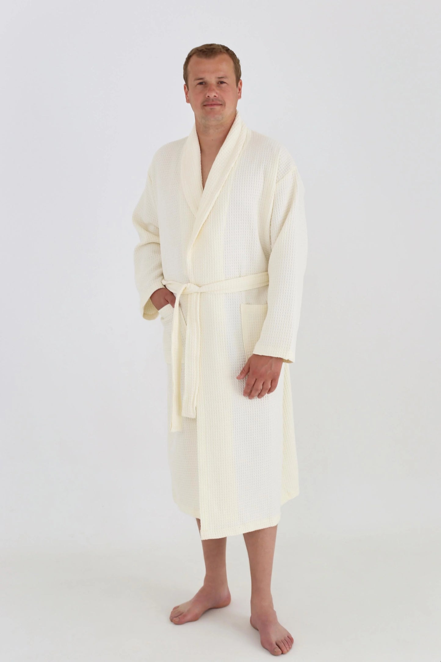 Чоловічий халат вафельний Ideal