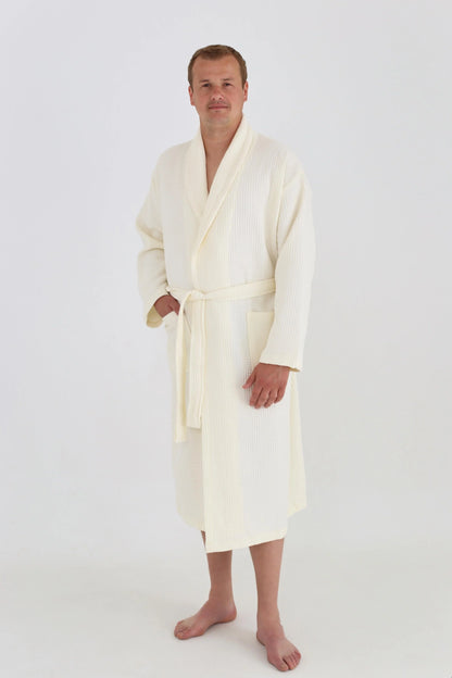 Чоловічий халат вафельний Ideal