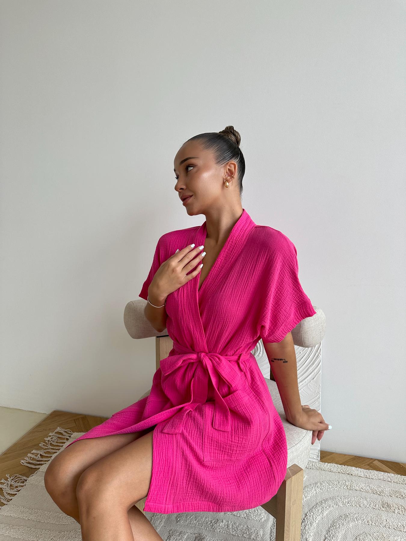 Жіночий халат мусліновий Vacation