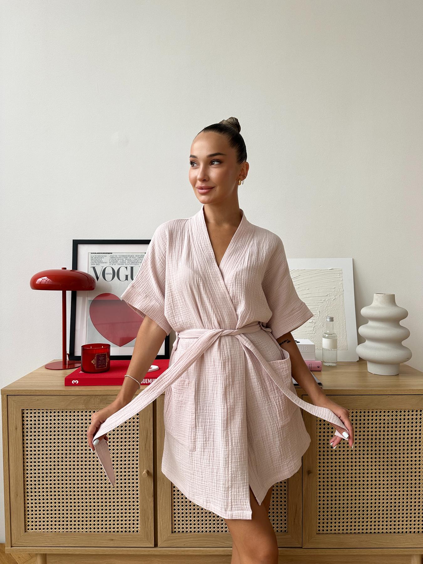 Жіночий халат мусліновий Vacation