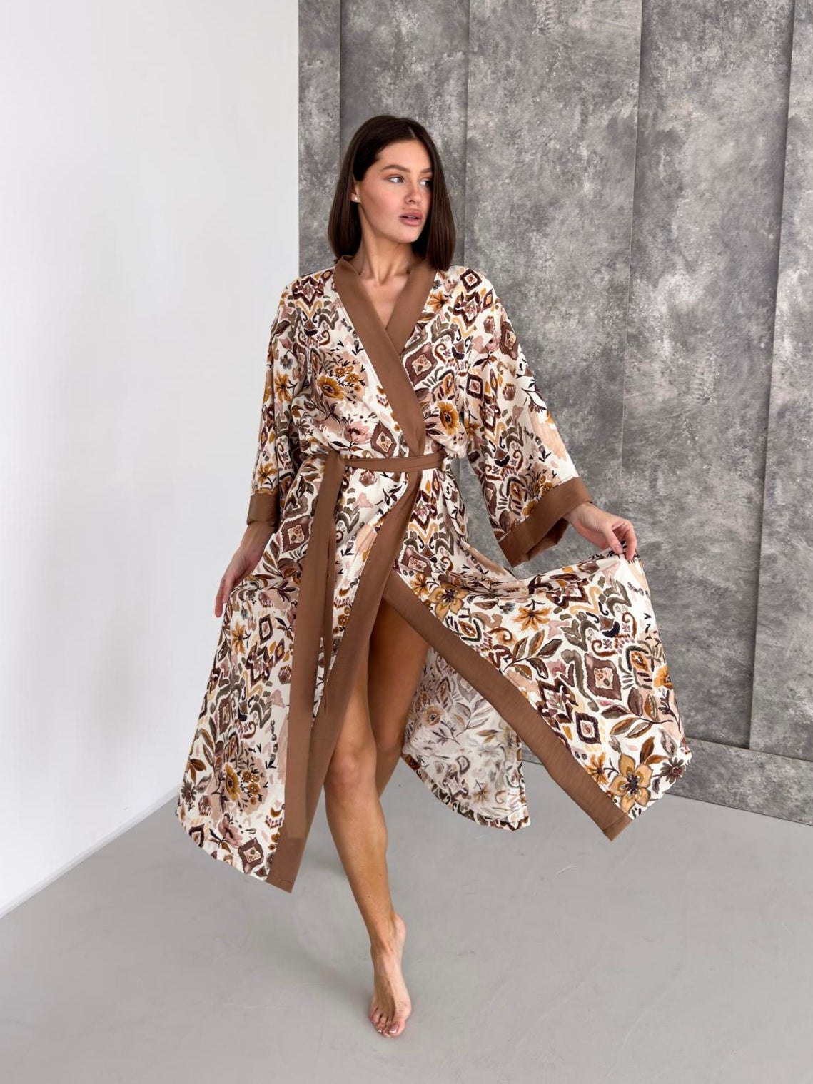 Жіночий халат із віскози Boho