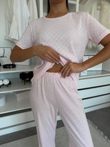 Піжама жіноча із трикотажу Rose Amour (штани та футболка)