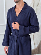 Чоловічий халат мусліновий Estet