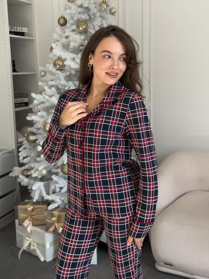 Піжама жіноча із трикотажу Oxford