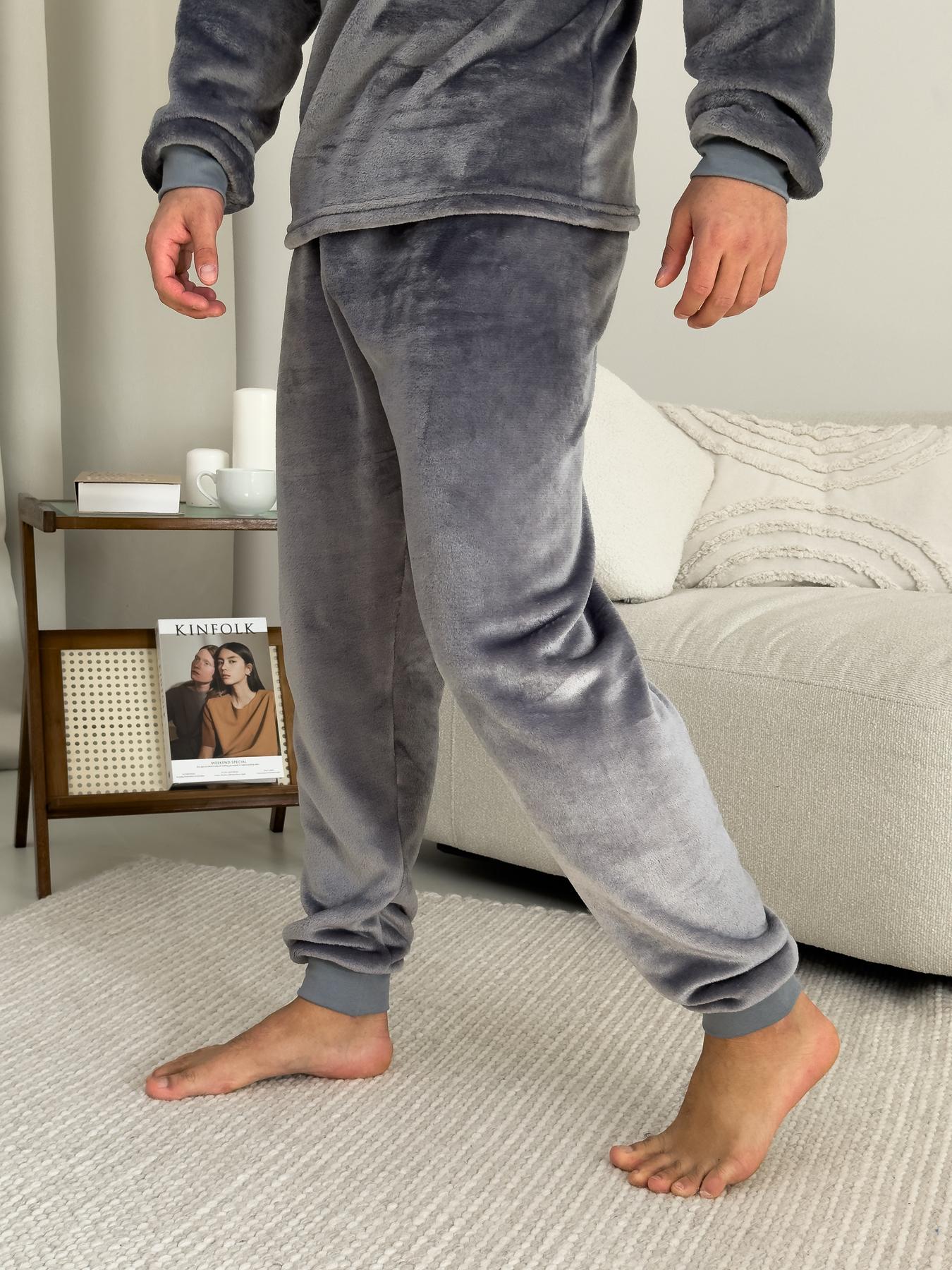 Піжама чоловіча із велсофту Теплик