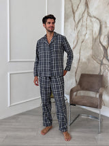 Піжама чоловіча із фланелі Base