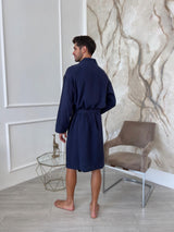 Чоловічий халат мусліновий Estet