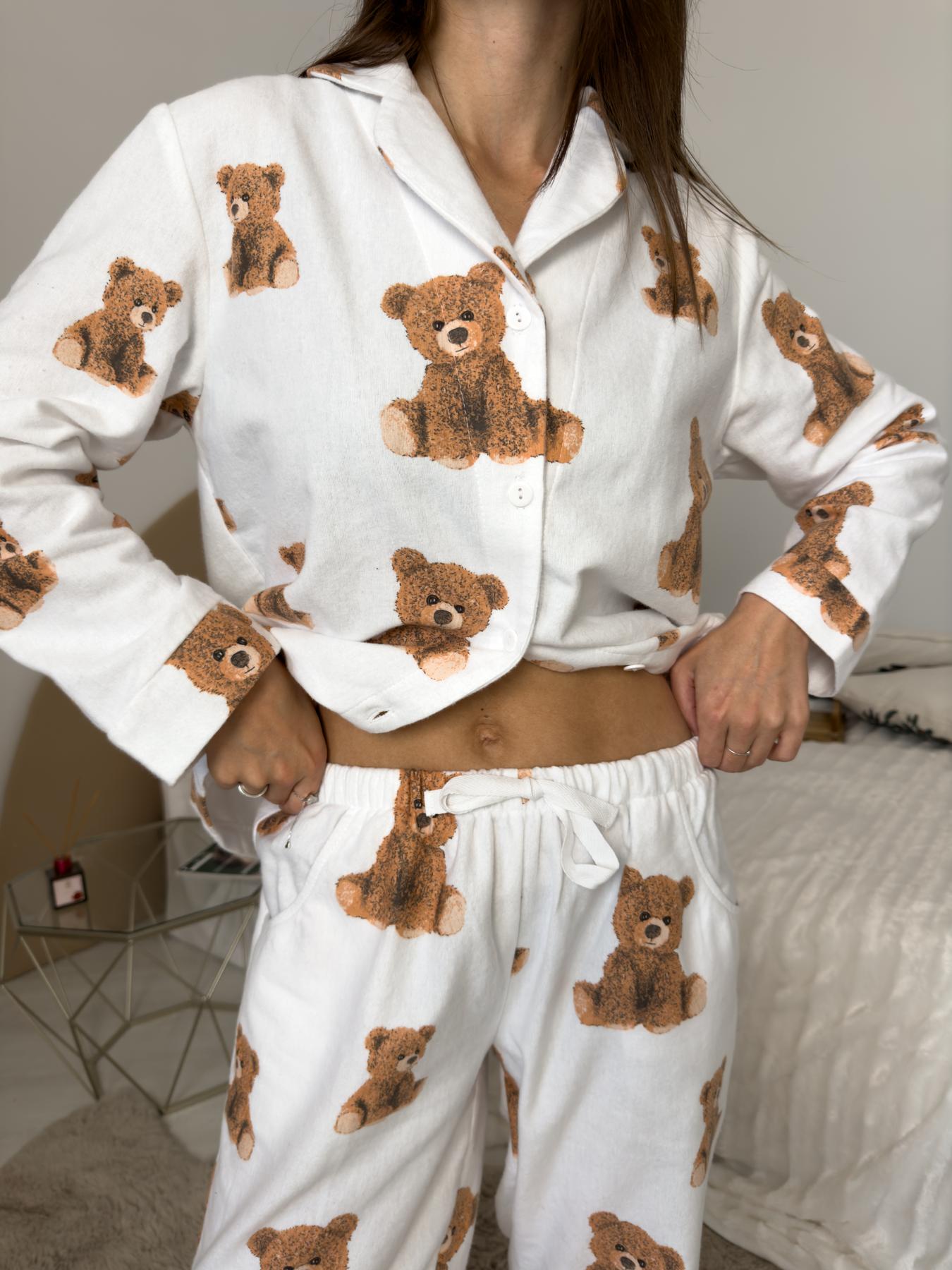 Піжама жіноча із фланелі Teddy