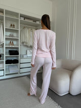 Піжама жіноча із трикотажу Rose Amour (штани та лонгслів)