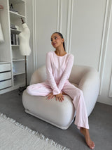 Піжама жіноча із трикотажу Rose Amour (штани та лонгслів)