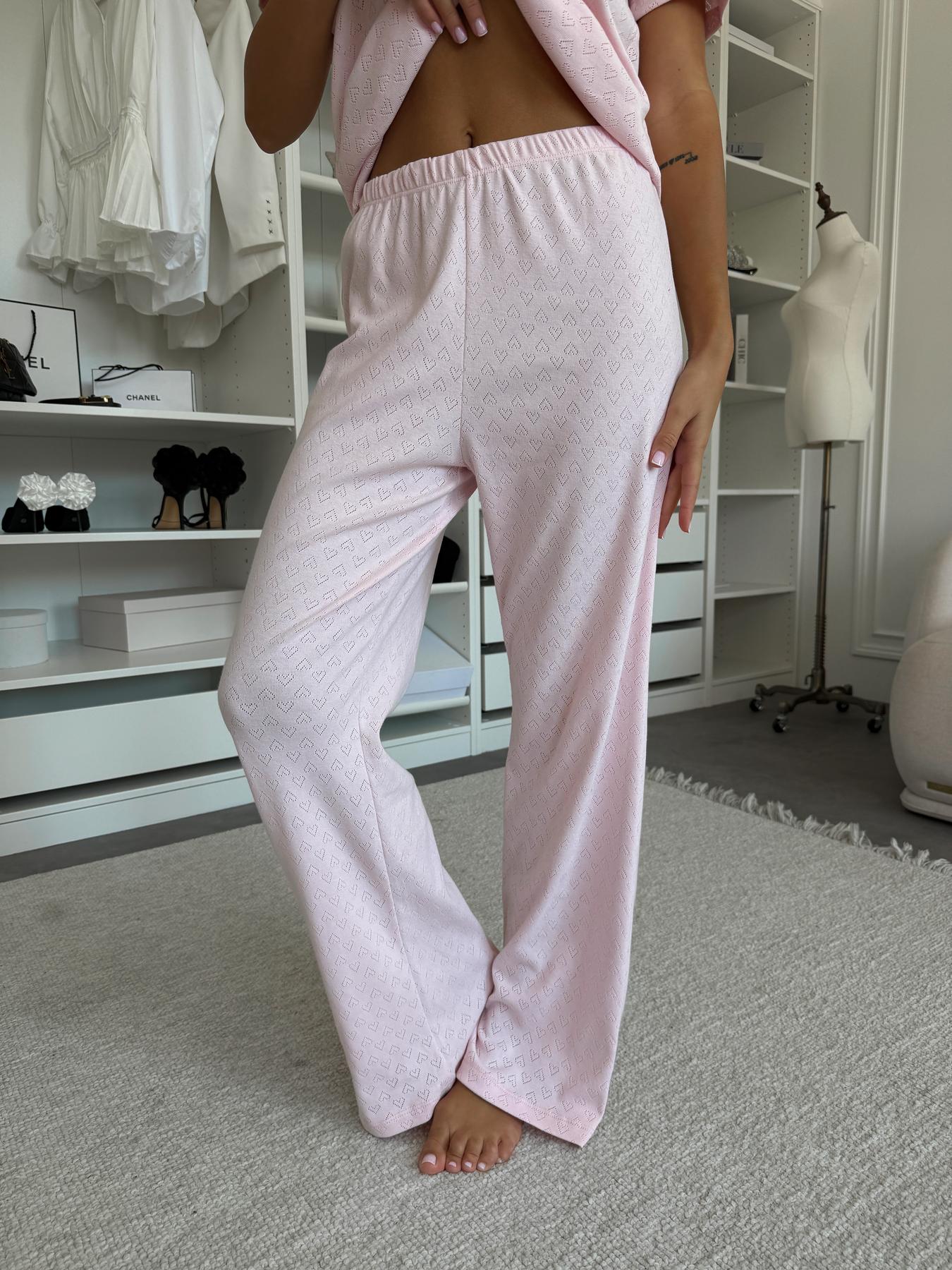 Піжама жіноча із трикотажу Rose Amour (штани та лонгслів)