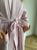 Жіночий халат вафельний шаль
