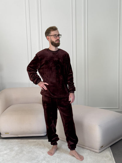 Піжама чоловіча із велсофту Теплик