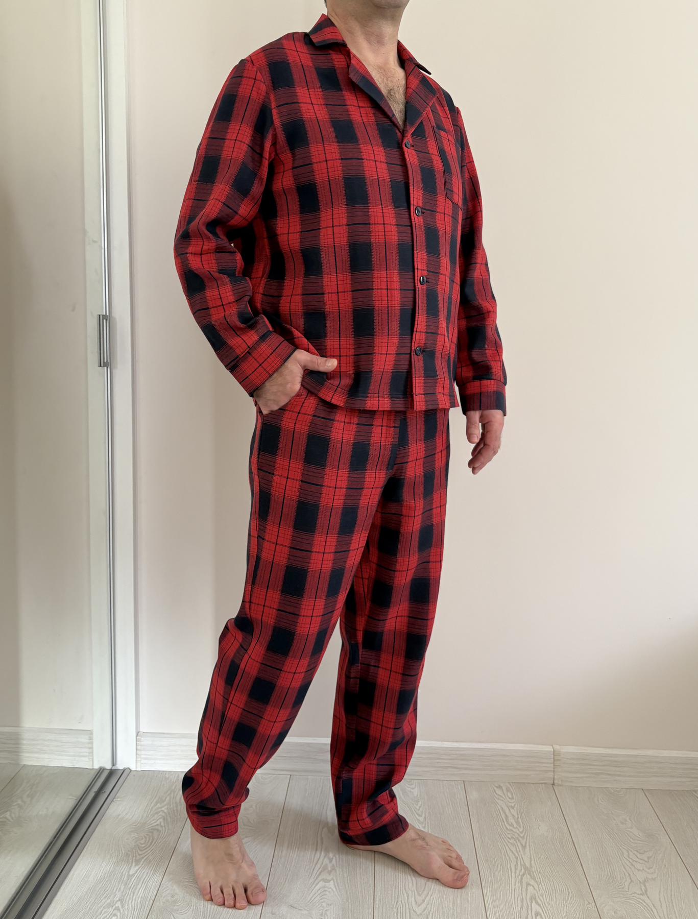 Піжама чоловіча із фланелі Base