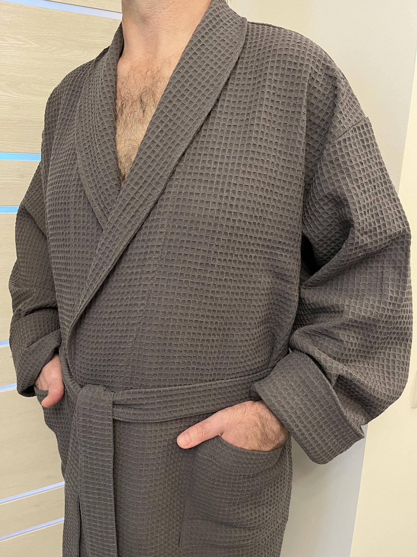 Чоловічий халат вафельний Unity