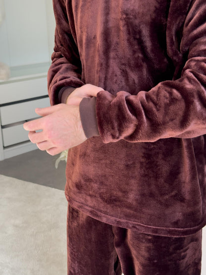 Піжама чоловіча із велсофту Теплик