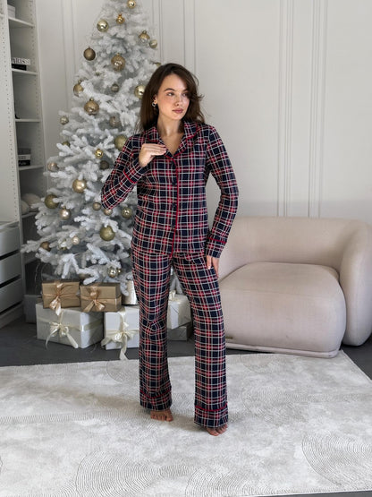 Піжама жіноча із трикотажу Oxford