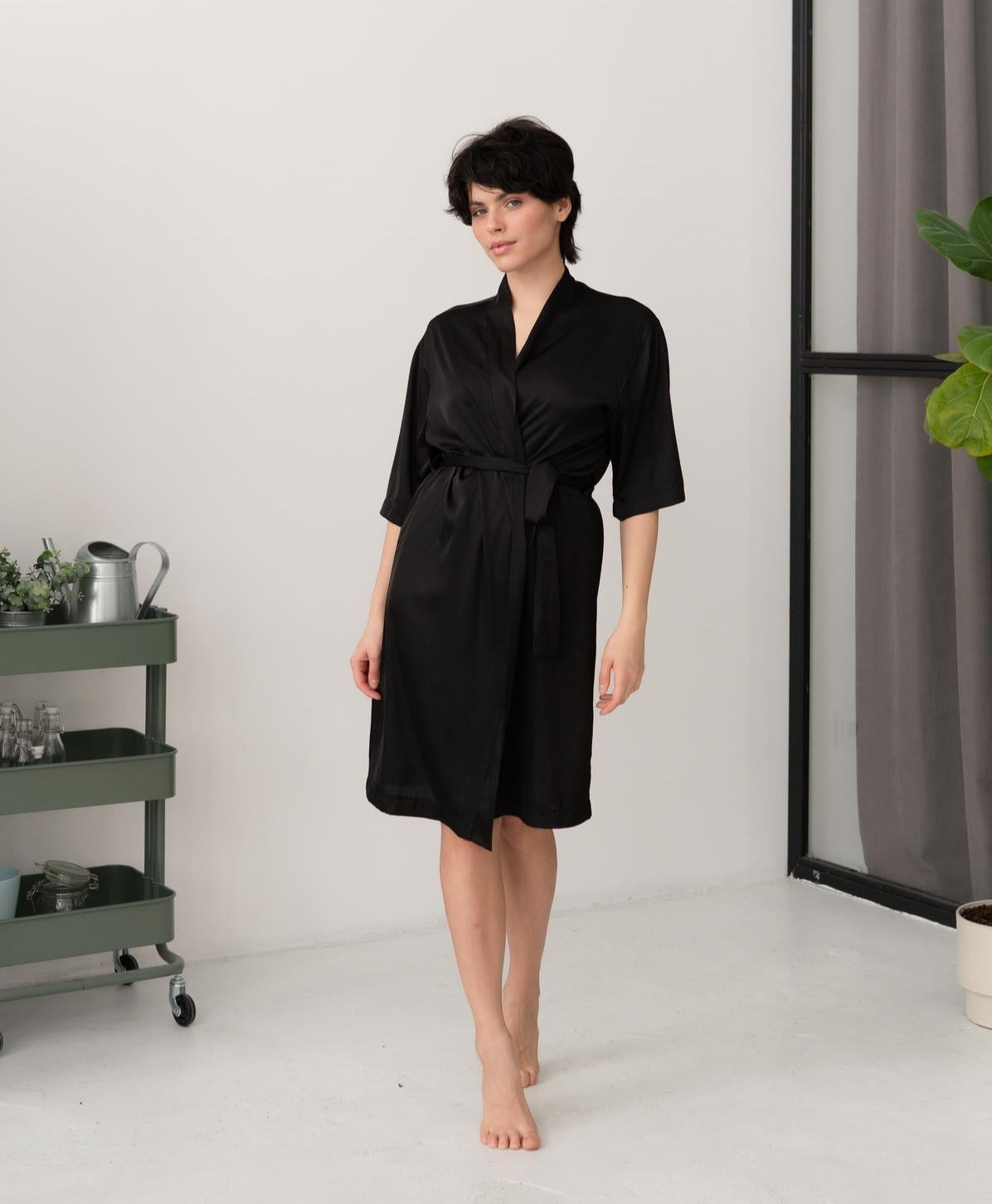 Жіночий халат із шовку Tango