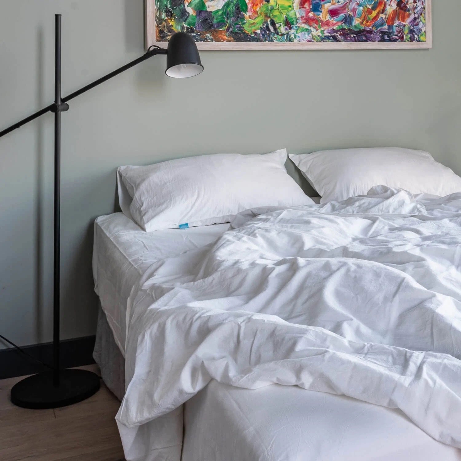 Комплект постільної білизни із вареної бавовни Creme