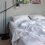 Комплект постільної білизни із вареної бавовни Creme