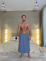 Рушник банний вафельний (кілт)