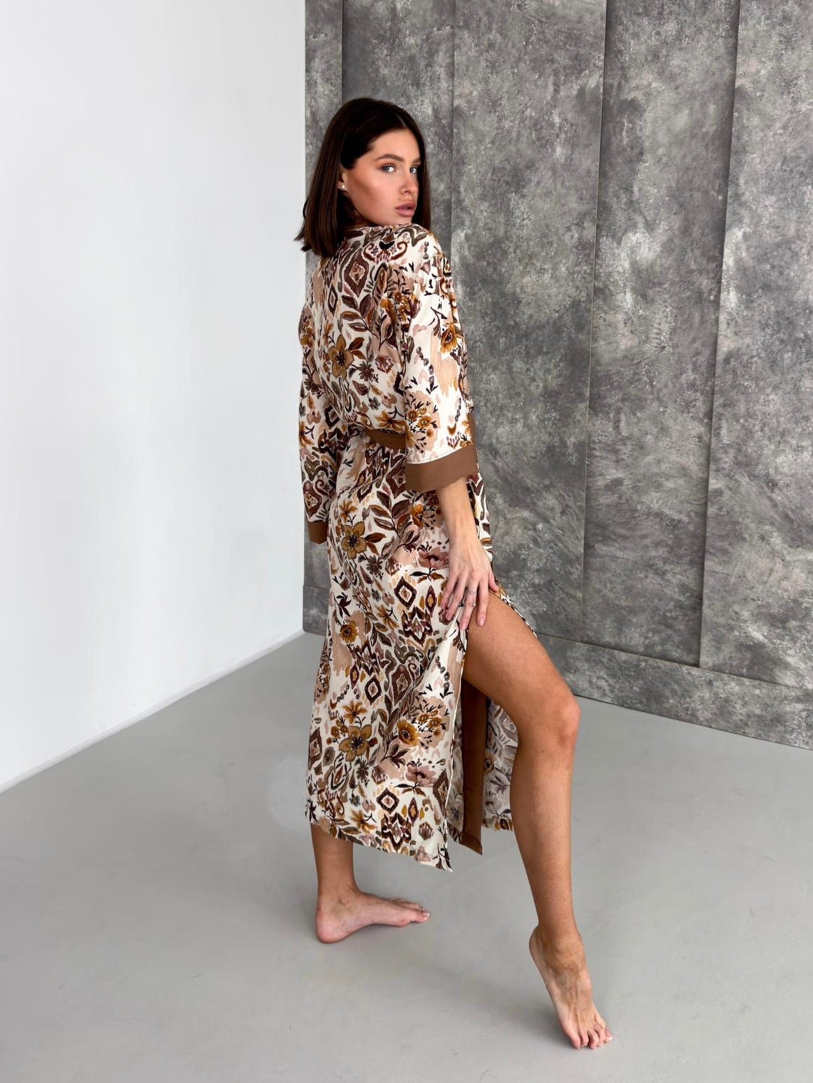 Жіночий халат із віскози Boho