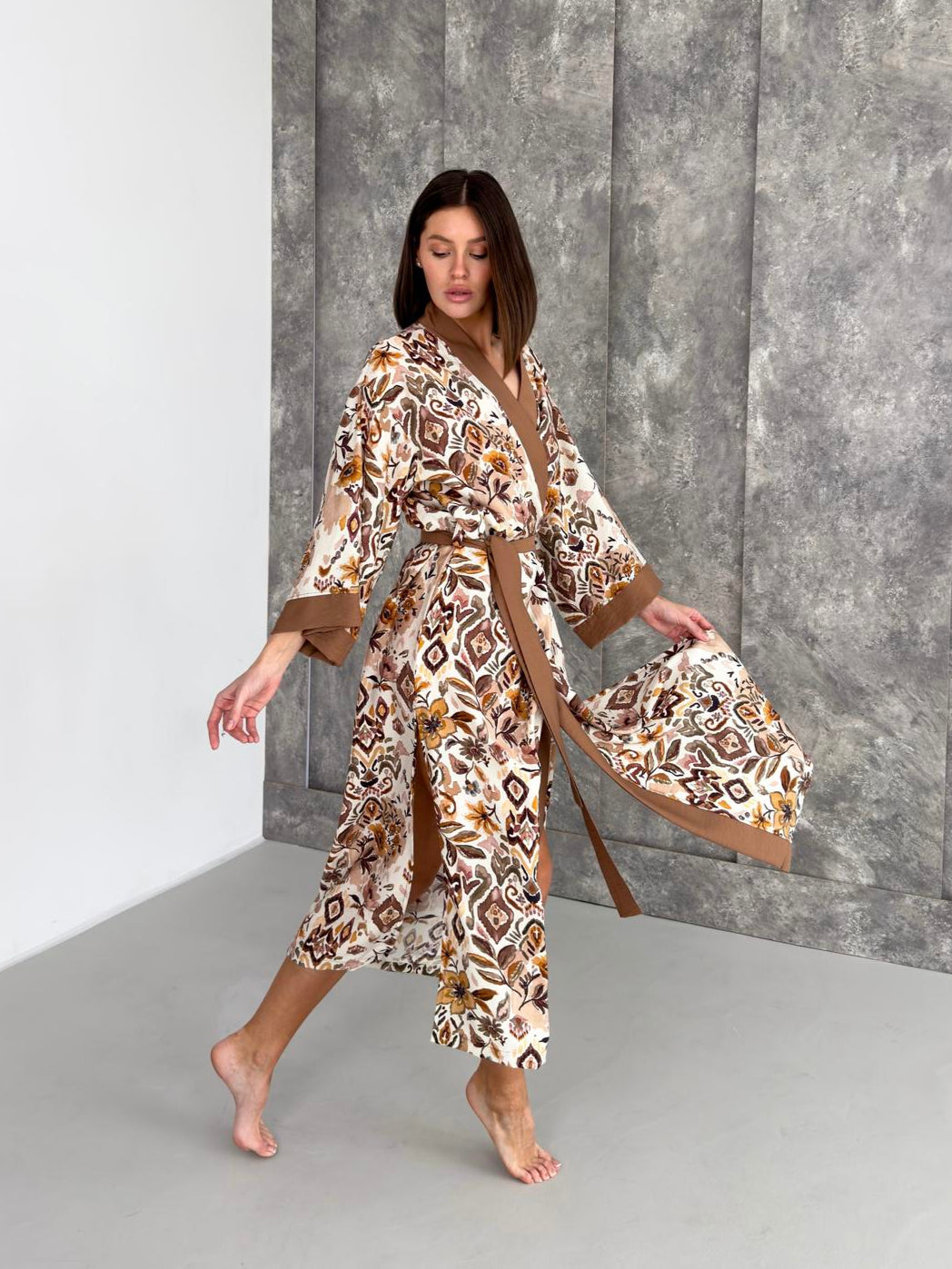 Жіночий халат із віскози Boho