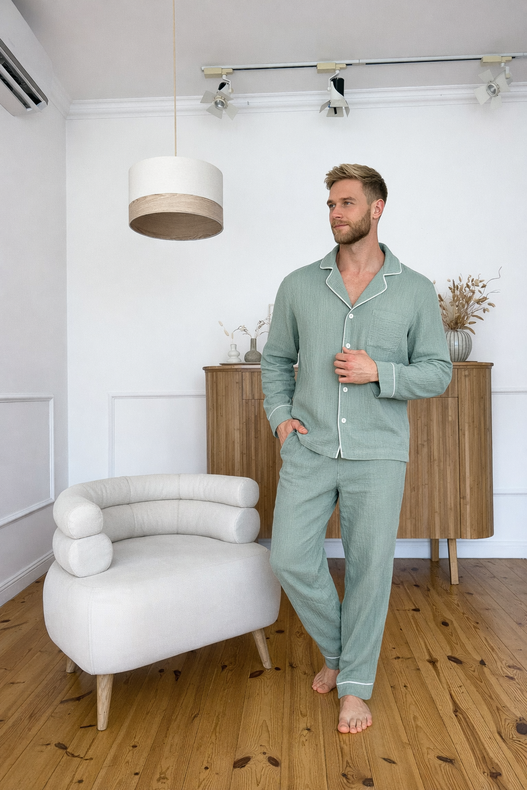 Піжама чоловіча муслінова Viva