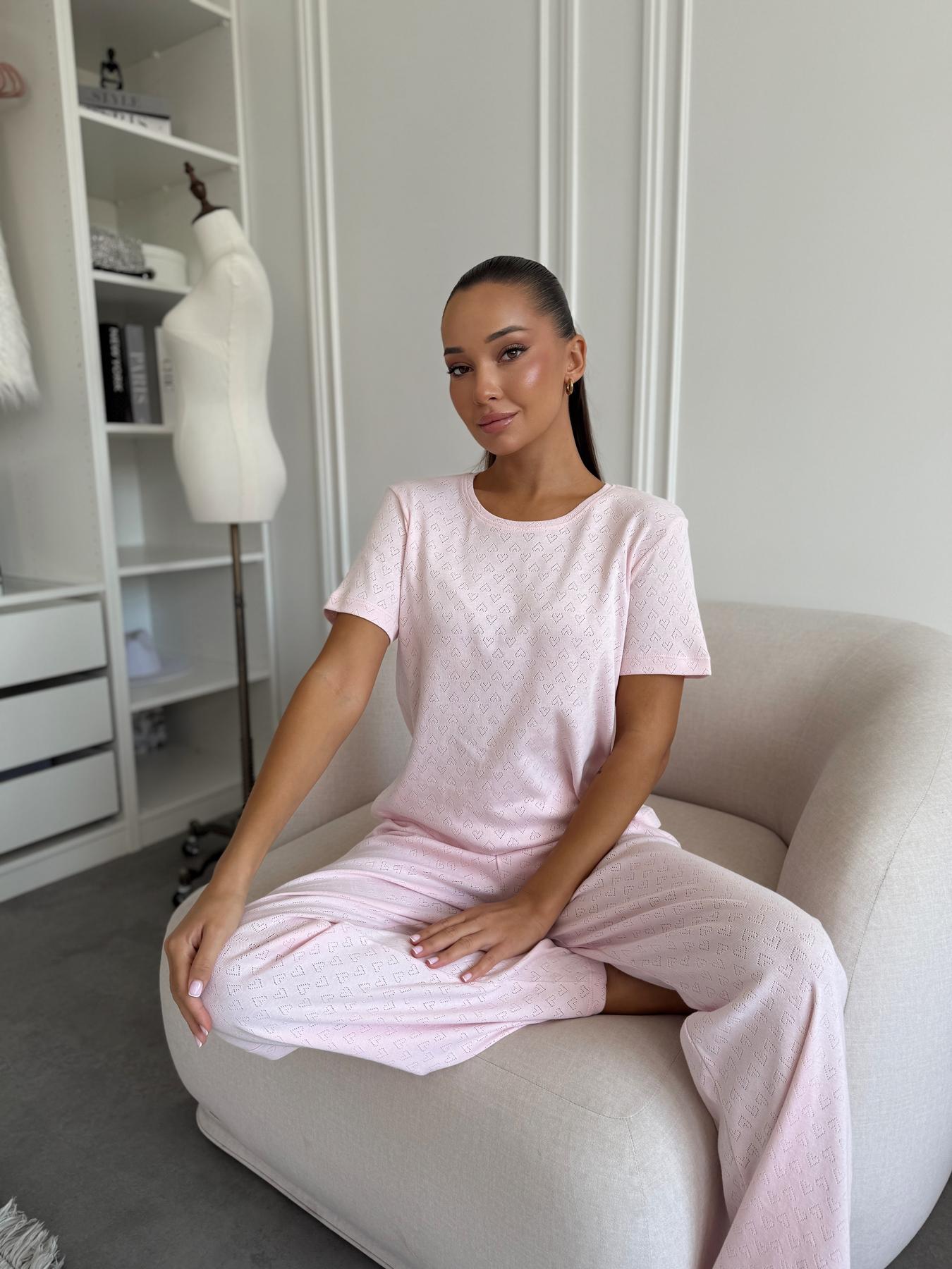 Піжама жіноча із трикотажу Rose Amour (штани та футболка)