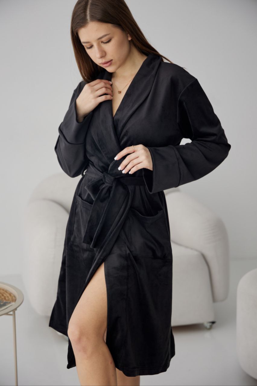Жіночий халат велюровий Celia