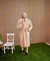 Чоловічий халат з велсофту (шаль)