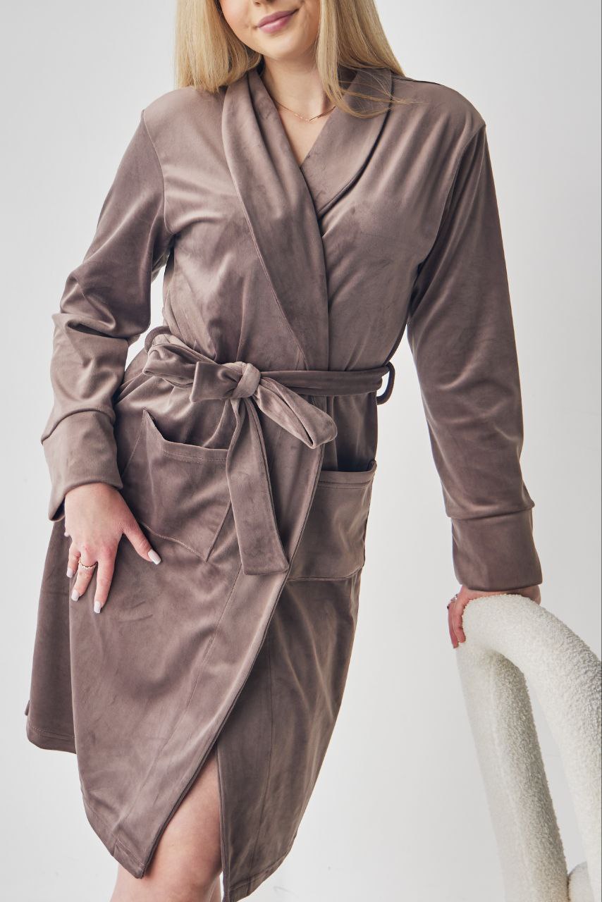 Жіночий халат велюровий Celia