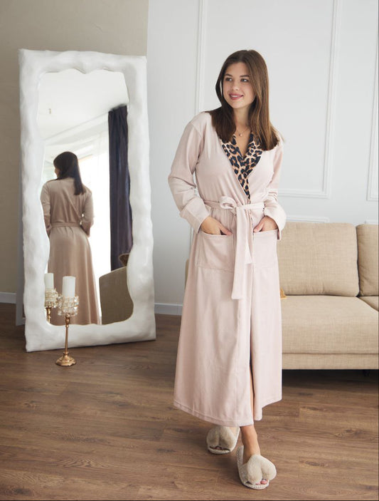 Жіночий халат велюровий Monika