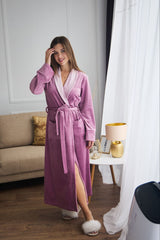 Жіночий халат велюровий Monika
