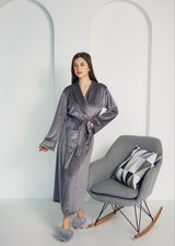 Жіночий халат велюровий Laura