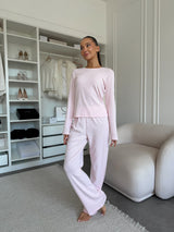 Піжама жіноча із трикотажу Rose Amour (штани та лонгслів)