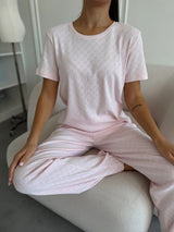 Піжама жіноча із трикотажу Rose Amour (штани та футболка)