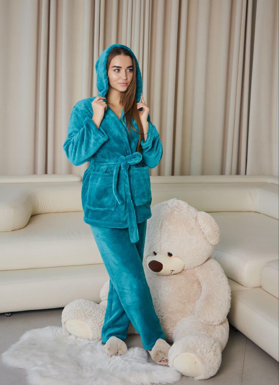 Піжама жіноча із велсофту шаль