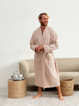 Чоловічий халат вафельний Kimono