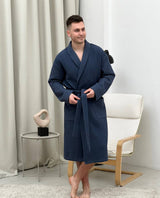 Чоловічий халат вафельний Saphire