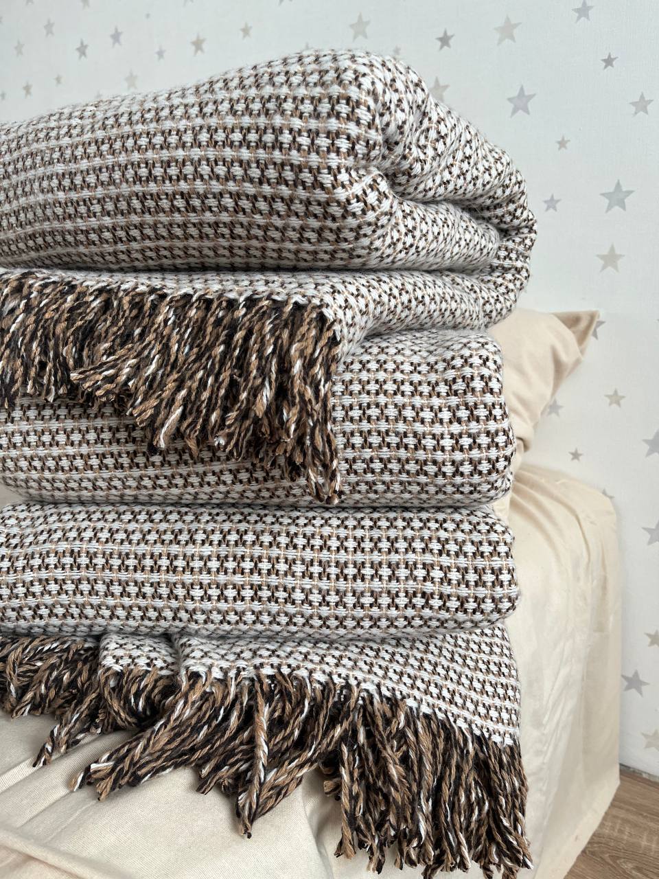 Шерстяний плед Wool