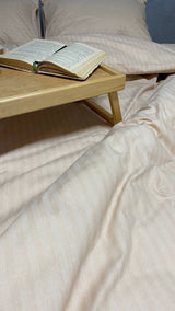Комплект постільної білизни із бязі Beige Stripe