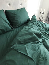 Комплект постільної білизни із ранфорсу Smaragd