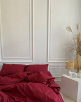 Комплект постільної білизни із ранфорсу Bordeaux