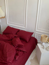 Комплект постільної білизни із ранфорсу Bordeaux