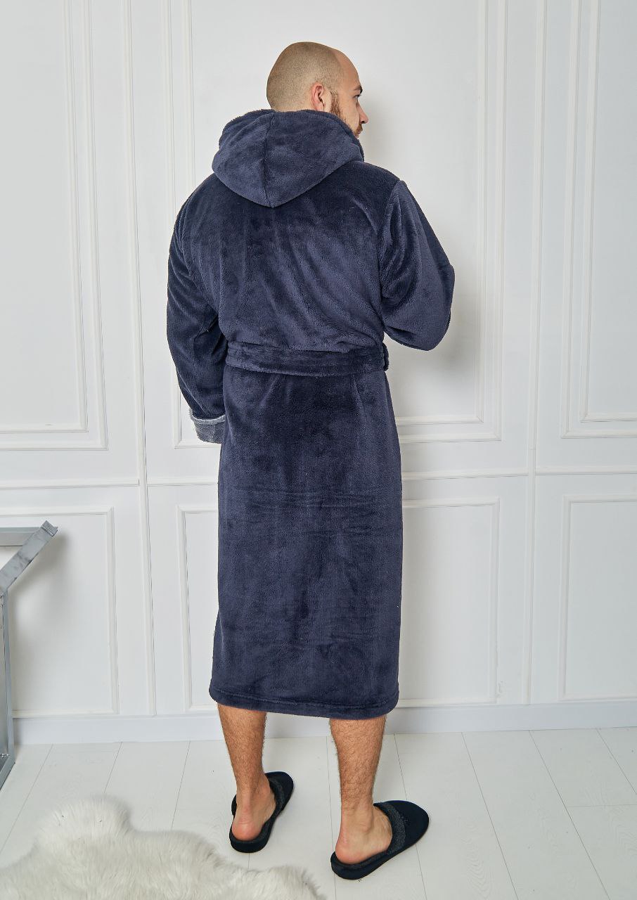 Чоловічий халат з велсофту